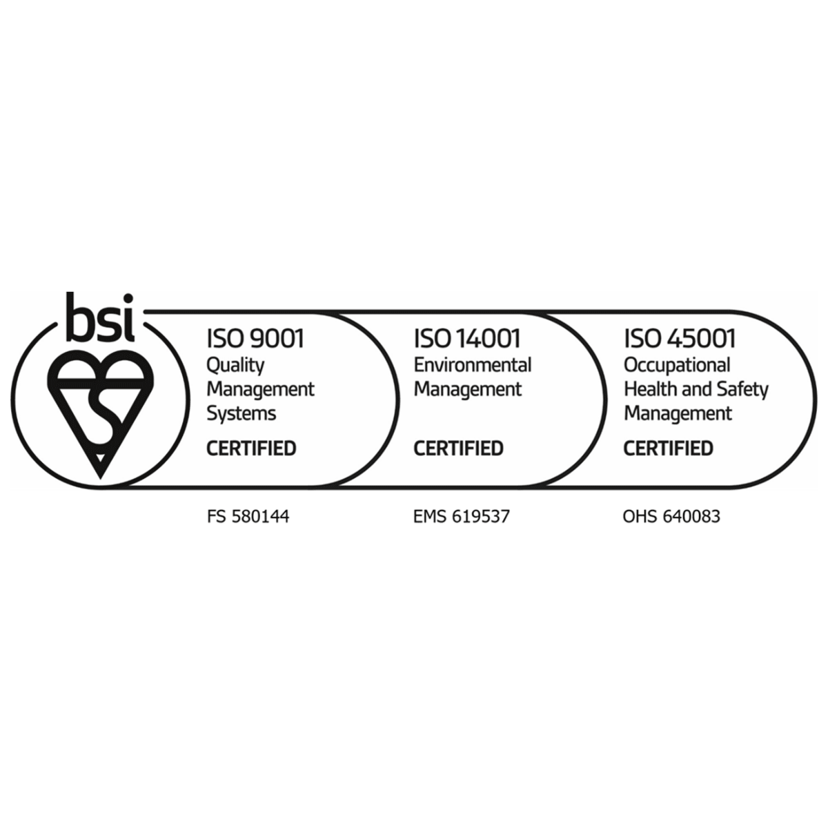 ISO 9001 | ISO 14001 | ISO 45001