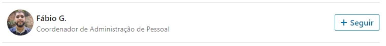 Siga o Fabio no LinkedIn